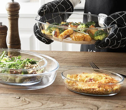 Ovten 2 Oval Baking Tray Set